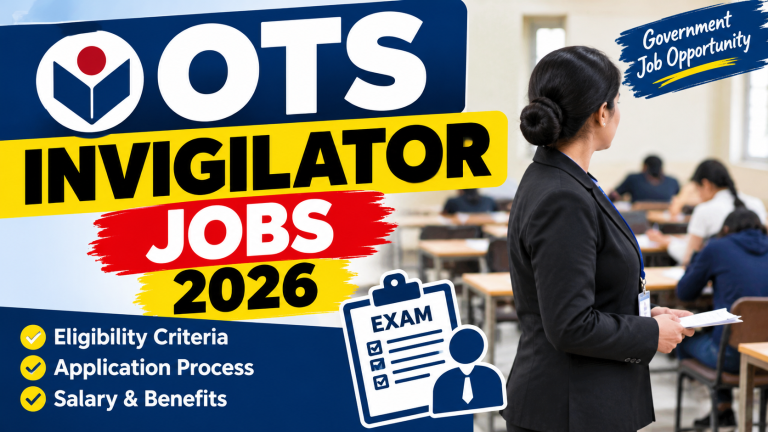 OTS Invigilator Jobs 2026