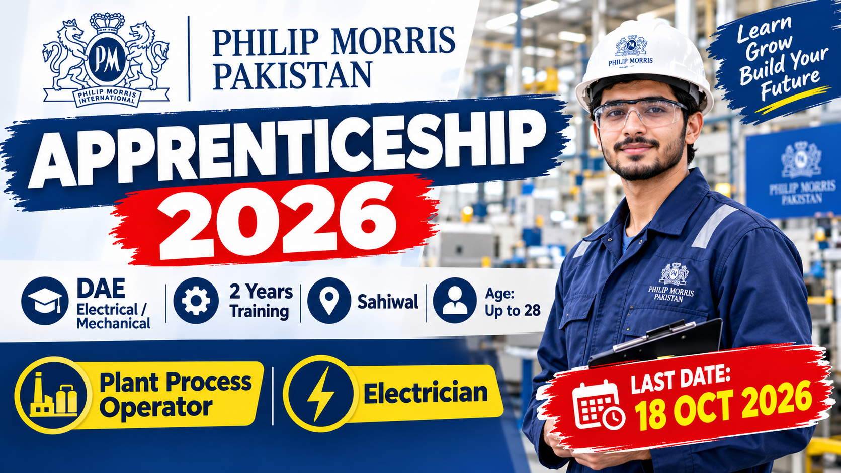 Philip Morris Pakistan Apprenticeship Program 2026